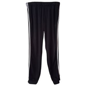 Adidas Essentials Tricot 3-Stripes Jogger Track Pants Black/White Women's Large